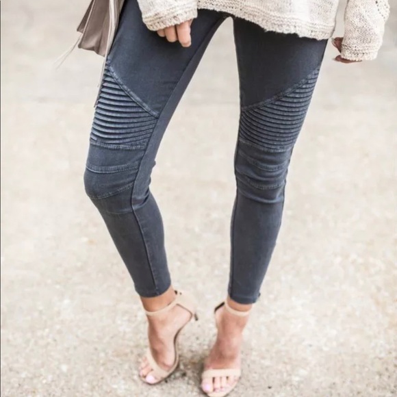 Moto Jeans with Zip Ankle - Picture 4 of 8